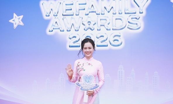 Huyền Sâm xúc động tại WeFamily Awards 2026: “Chăm một đứa con khỏe đã vất vả rồi, chăm những đứa trẻ yếu hơn là một nỗ lực phi thường”