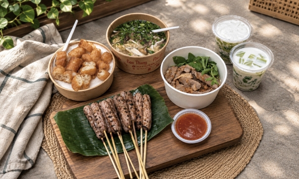 Từ bát cháo trai ấm nóng đến chè cốm bưởi dừa non: Hoá ra có thể tìm thấy cả mùa thu trong một lần order