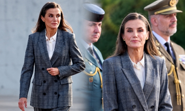 Vương hậu Letizia diện lại bộ suit 6 năm tuổi khi lên đường tới Phần Lan: Kín đáo, thực dụng nhưng gây tranh luận vì một chi tiết