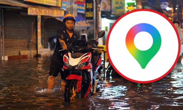 Cách dùng Google Maps tránh đường ngập, kẹt xe tại TP.HCM