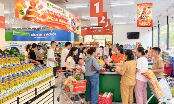 Hệ thống siêu thị BRGMart mừng sinh nhật, tri ân khách hàng loạt ưu đãi hấp dẫn