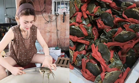 Nữ tiếp viên hàng không bỏ nghề sau 12 năm, về quê bán cua, có ngày kiếm gần 400 triệu đồng