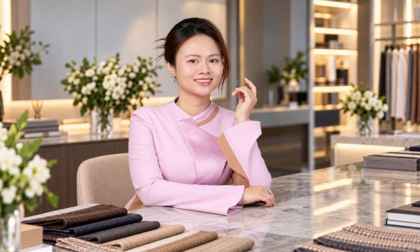 Thạc sĩ Trần Hoàng Kim Ngân và Kim Vũ Fabric: Tiếp nối di sản, kiến tạo giá trị mới cho ngành vải sợi Việt Nam