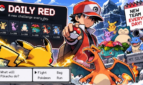 Thêm một tựa game Pokémon miễn phí nữa do người dùng tạo ra, chiến đấu với nhân vật huyền thoại, mỗi ngày lại một biến thể