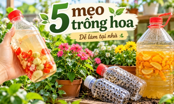 5 mẹo trồng cây được chia sẻ rầm rộ trên mạng: Có cách gần như không tốn tiền nhưng cây vẫn xanh tốt