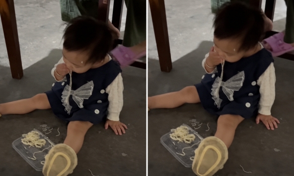 Đoạn clip dễ bị 'phán' bố mẹ chả ra làm sao, nhưng những người từng trải nhìn cái cảnh liền đồng cảm ngay: Cứ có con đi rồi sẽ hiểu!