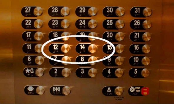 Vì sao thang máy chung cư không có tầng 13?