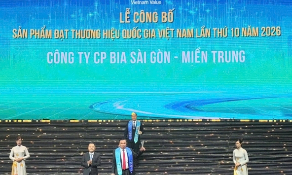 Bia Qui Nhơn đạt Thương hiệu quốc gia 2026: Dấu ấn bền bỉ của bia di sản Miền Trung – Tây Nguyên