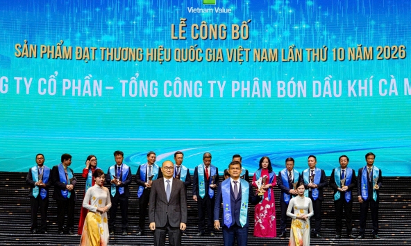 Phân Bón Cà Mau: 15 năm một hành trình - tự hào 7 lần liên tiếp đạt Thương hiệu Quốc gia