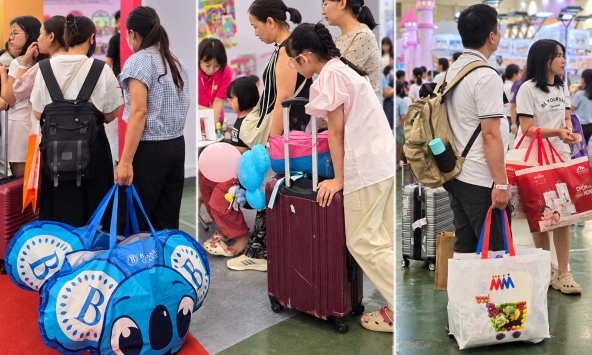 Tổng hợp kinh nghiệm 'farm quà' Vietbaby Fair: Có mẹ tiếc vì mang vali quá nhỏ!