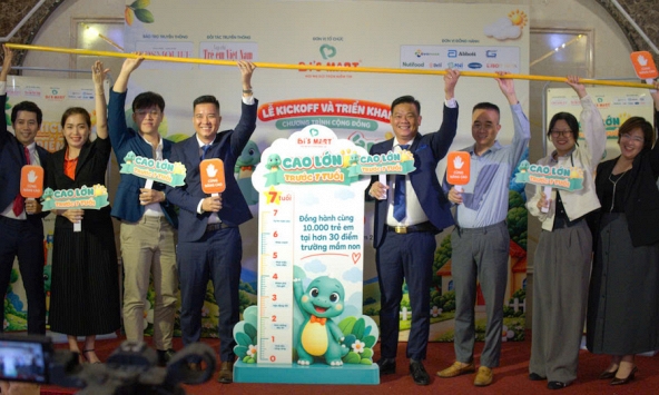 Bi'S MART khởi động chiến dịch 'Cao lớn trước 7 tuổi' cho 10.000 trẻ mầm non