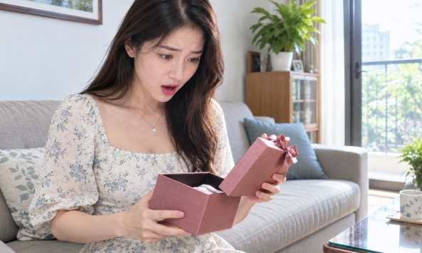 Chồng tặng quà 20/10 sớm, vừa mở hộp ra, vợ sững sờ với thứ bên trong