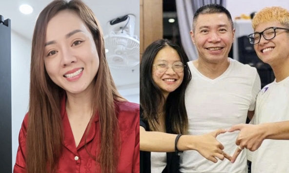 Vợ kém 15 tuổi của NSND Công Lý nói thẳng về mối quan hệ với con riêng của chồng
