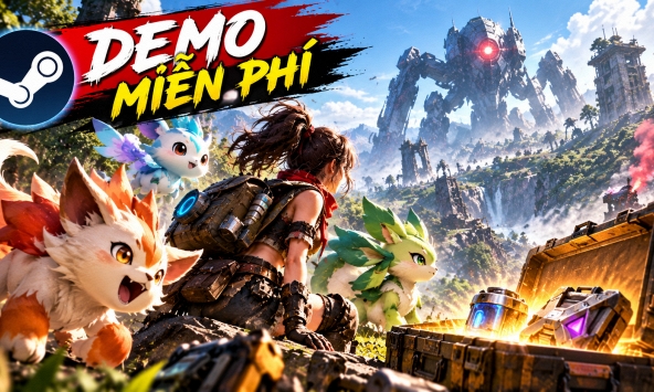 Xuất hiện tựa game mang phong cách Pokémon nhưng lại sinh tồn, loot đồ quá hấp dẫn, đã có thể chơi thử miễn phí