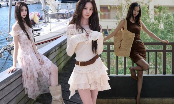 Nàng thơ showbiz “mệnh phượng hoàng”, lấy chồng chủ tịch được cưng như trứng: Mặt xinh dáng xịn, style vừa điệu vừa sang