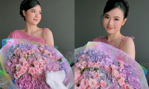 Cô trợ lý được Phó Chủ tịch DUYTAN Group Minh Đạt gửi hoa đến tận nhà