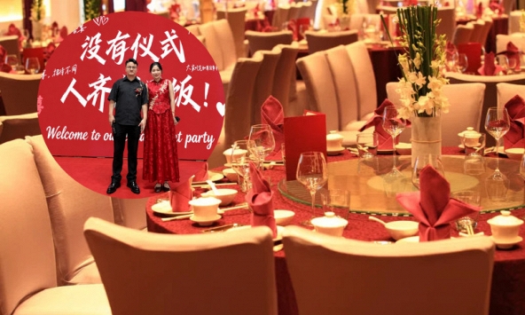 Một đám cưới bình thường bỗng nhiên 'khuấy động' truyền thông vì cô dâu chú rể đã làm những điều không ai dám làm