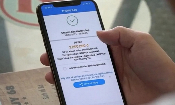 Công an sẽ điều tra khi phát hiện tài khoản ngân hàng có giao dịch nhận tiền, chuyển tiền như sau