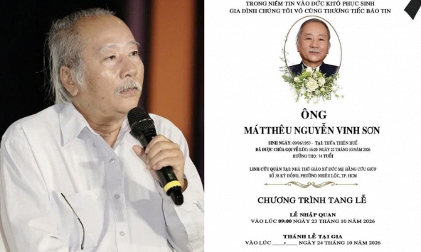 Thông tin tang lễ đạo diễn Đất Phương Nam