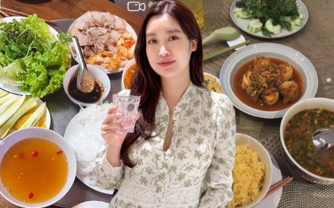Mâm cơm nhà của Đỗ Mỹ Linh và chồng Chủ tịch 