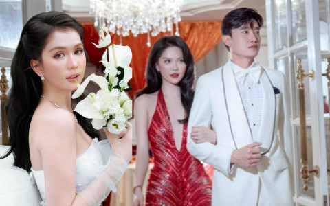 'Ảnh cưới của Ngọc Trinh và Quốc Trường'