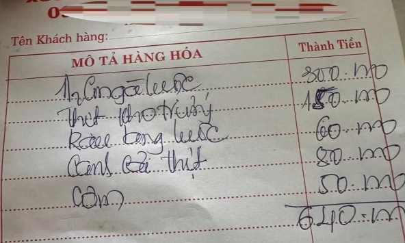 Vụ tài xế ghé quán ăn cơm bình dân hết 640.000 đồng: Công an vào cuộc