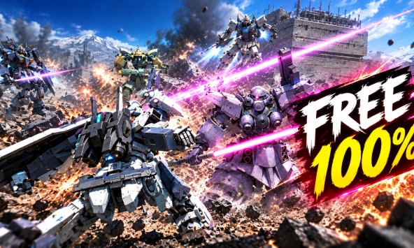 Bom tấn chiến đấu robot Gundam mới chính thức được công bố trên Steam, miễn phí 100% cho game thủ, đồ họa tân tiến quá mãn nhãn