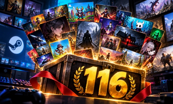 Game thủ PC bất ngờ được nhận miễn phí tới 116 tựa game cùng lúc, tổng giá trị gần 10 triệu đồng, chỉ cần vài thao tác đơn giản