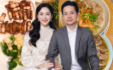 Mâm cơm nhà của Đặng Thu Thảo và tổng giám đốc tập đoàn bất động sản 