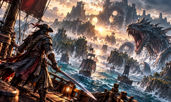 Xuất hiện tựa game Soulslike thế giới mở lấy chủ đề cướp biển quá hấp dẫn trên Steam, được ví như Elden Ring kết hợp cùng một bom tấn