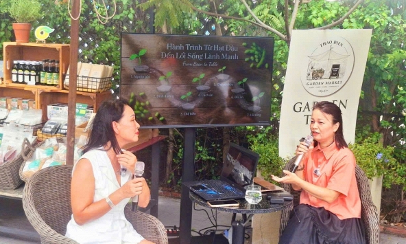 Doanh nhân Phạm Phương Thảo đưa Garden Market từ phiên chợ cuối tuần đến nền tảng thực phẩm hữu cơ