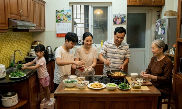 Một bữa cơm Việt thay đổi thế nào khi phụ nữ không còn phải nấu tất cả