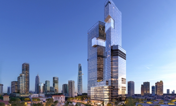 Xuất hiện tòa tháp đôi cao nhất Việt Nam, liệu có đánh bại độ nhận diện của Landmark 81?