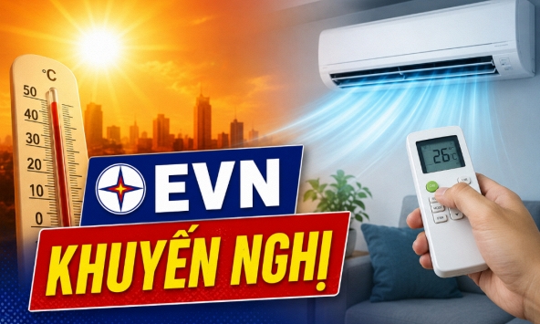 Trời nóng như đổ lửa, EVN nhắc người dân NHỚ NHƯ IN 5 số trước khi bật điều hòa để vừa mát vừa tiết kiệm