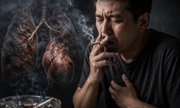 Bác sĩ cảnh báo: 4 DẤU HIỆU cơ thể đang suy kiệt, nhất là với đàn ông hút thuốc lâu năm nhưng vô tình bỏ qua