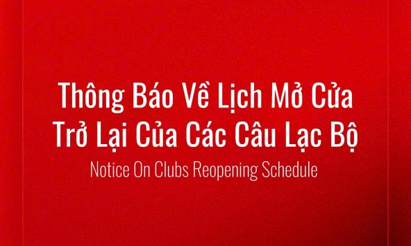 NÓNG: California Fitness & Yoga chính thức thông báo thời gian mở cửa trở lại 2 câu lạc bộ, các cơ sở còn lại tiếp tục tạm ngừng hoạt động