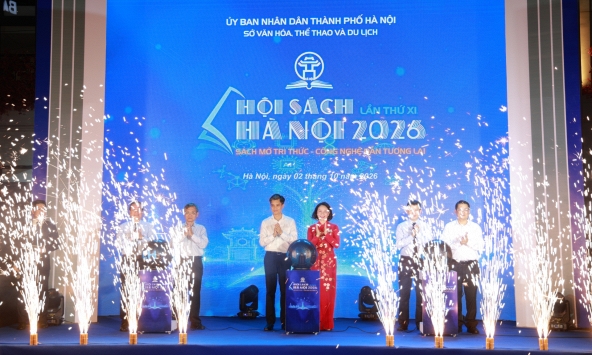 Nhà xuất bản Giáo dục Việt Nam tham gia Hội sách Hà Nội lần thứ XI năm 2026: Khi tri thức hội tụ cùng công nghệ