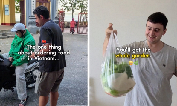 Khách Tây gọi tô bún 35k ở Việt Nam được tặng kèm cả 1 khu vườn, rồi vỡ lẽ ra 1 chân lý chỉ có ở người bản địa