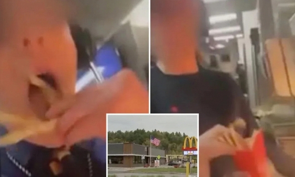 Bắt gặp quản lý cửa hàng McDonald’s nhổ nước bọt vào khoai tây rồi đưa khách 