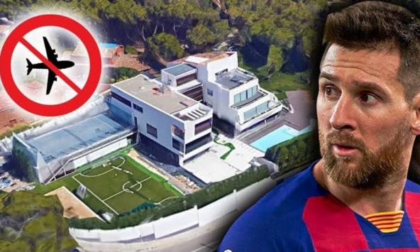 Vì sao máy bay không được bay qua nóc nhà của Messi?