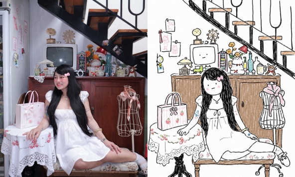Đang viral trên “thành phố sợi chỉ”: Dùng AI “vẽ lại” ảnh đời thường, quá giống mà cũng quá buồn cười