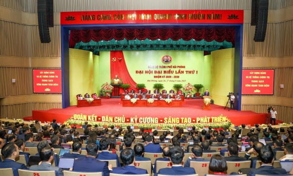 Hải Phòng khai mạc Đại hội Đảng bộ lần thứ I: Nền tảng chiến lược cho giai đoạn đột phá