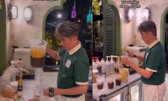 'Ông hoàng nhạc Việt' đình đám một thời đi bán cà phê ngày Tết: Thất thủ sau 2 tiếng