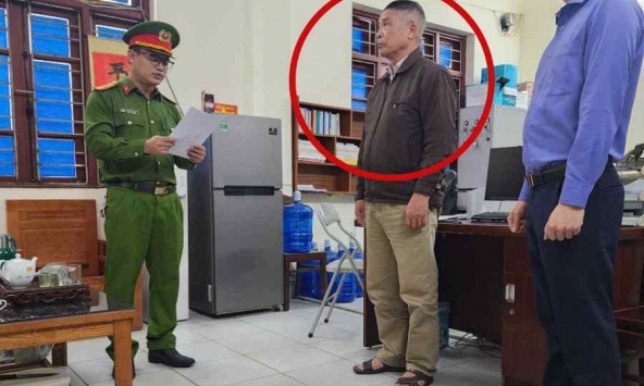 Quyết định khởi tố nguyên Bí thư chi bộ Vũ Quang Phúc