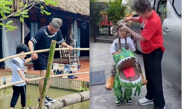 Cảnh gà trống nuôi con của 'ông hoàng nhạc Việt' đình đám một thời, đi bán cafe để lo cho con