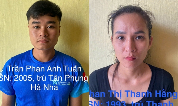 Bắt Phan Thị Thanh Hằng SN 1993 và 4 thanh niên