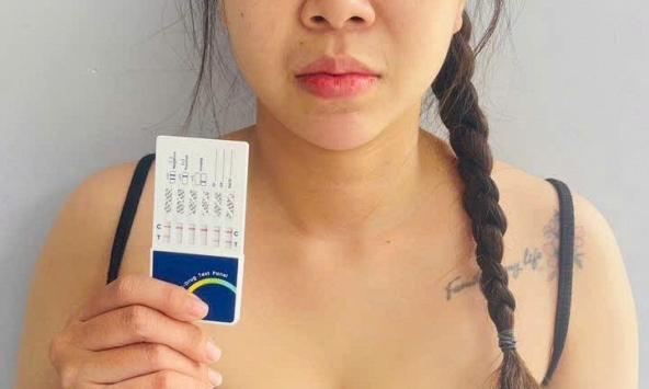 Kiểm tra căn hộ, tạm giữ Nguyễn Thị Ngọc Duyên SN 1996 và 3 người