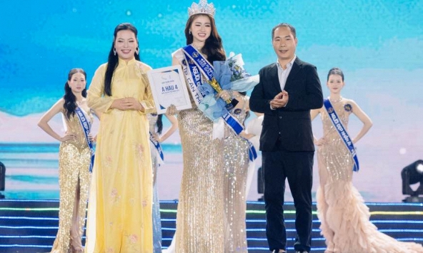Người đẹp Cần Thơ Nguyễn Ngọc Khôi Nguyên đoạt Á hậu 4 Miss Galaxy Vietnam 2026 ở Mộc Châu