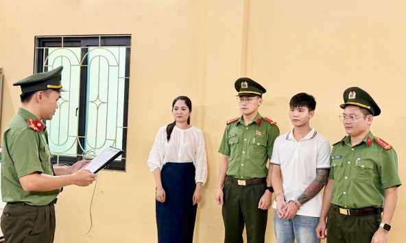 Quyết định khởi tố Bàn Văn Diên SN 2005