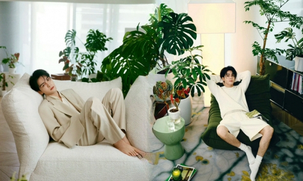 Nhà của thiếu gia Tăng Thuấn Hy: Tổ ấm trắng tối giản, phủ kín cây xanh như một khu vườn chữa lành, ai nhìn cũng muốn dọn về sống chung